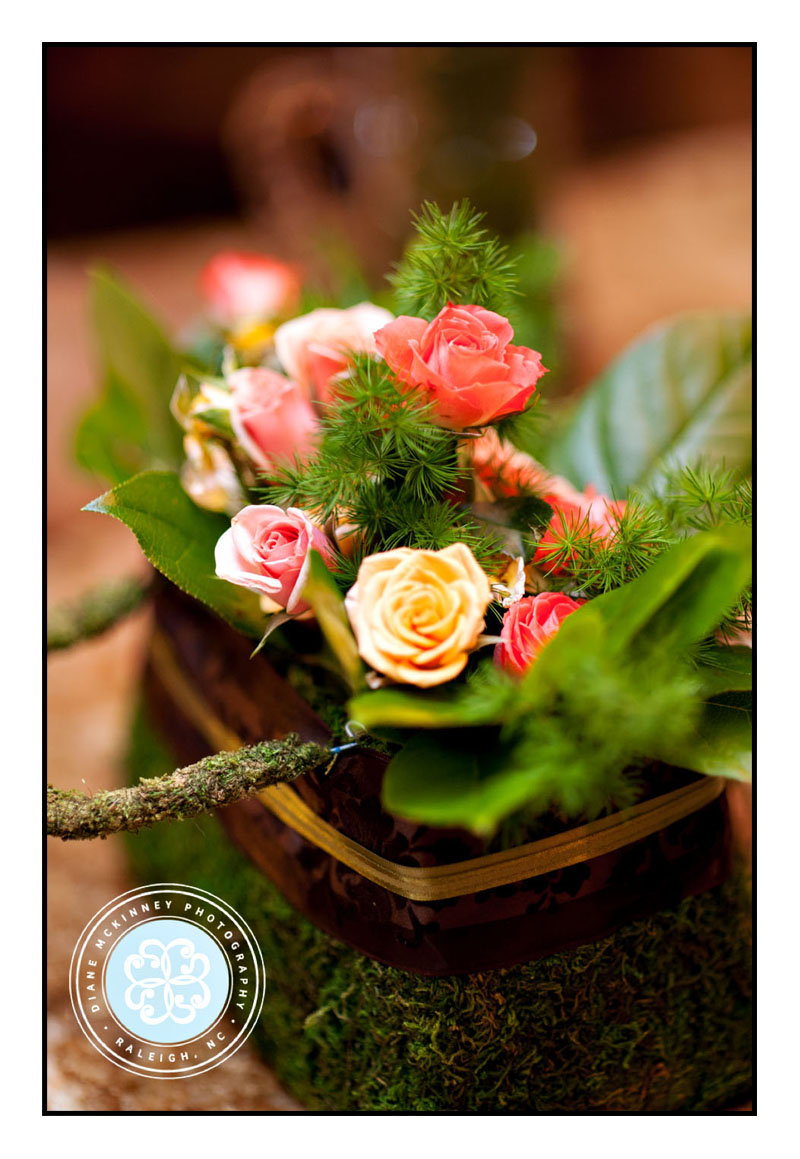 Wedding flower basket