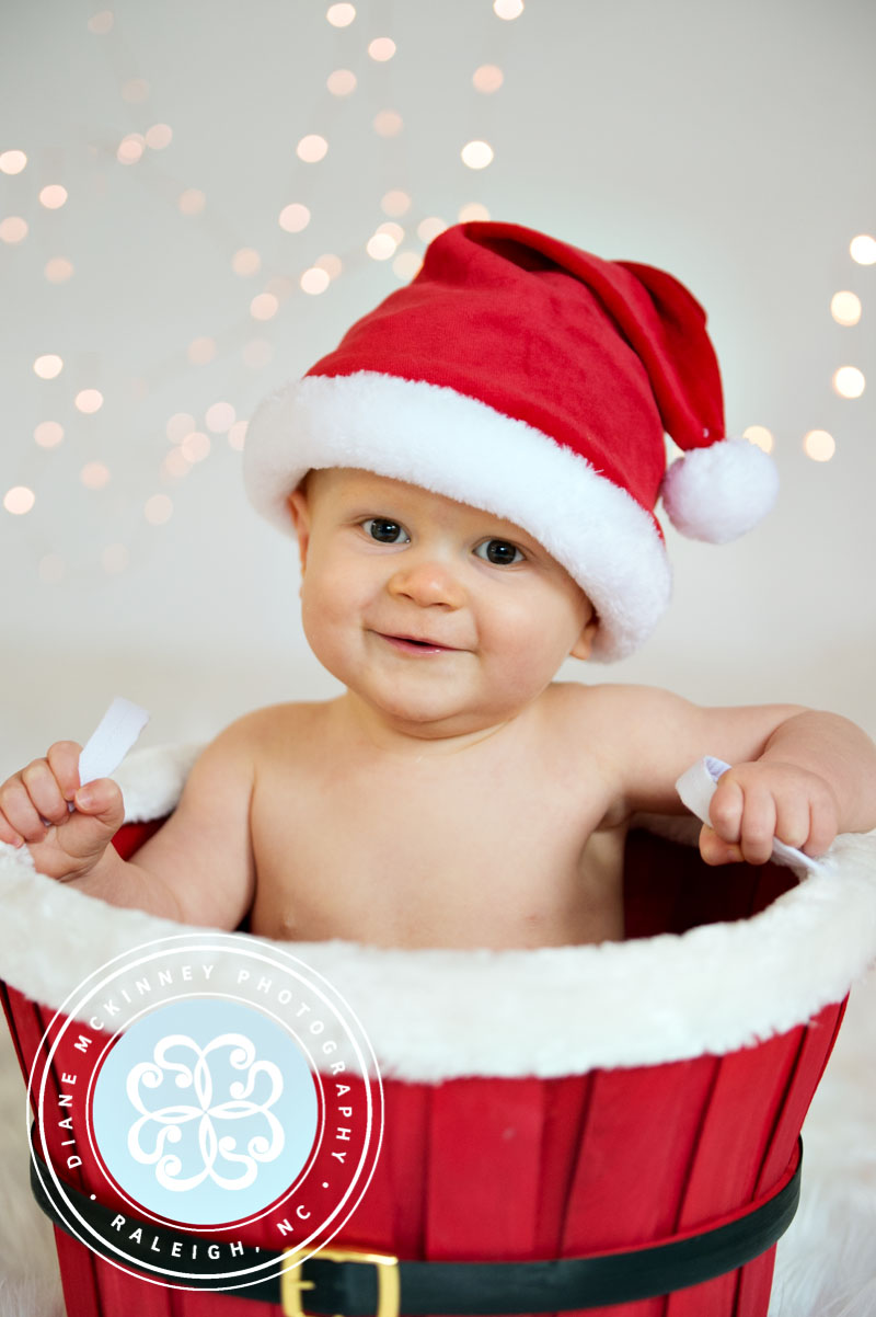 Baby Santa! | Raleigh baby photographers