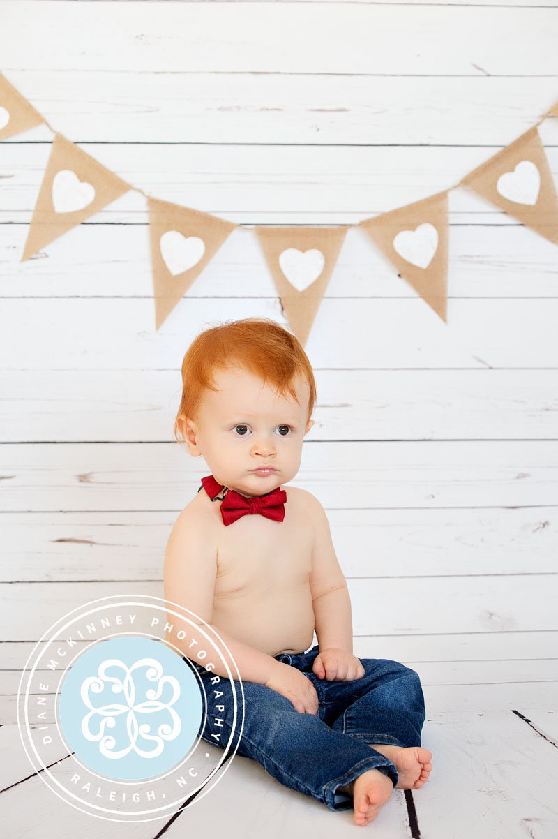 Valentine's Baby Photography Raleigh NC