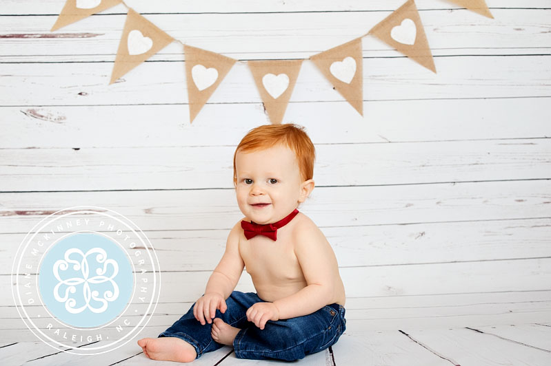 Valentine's Baby Photography Raleigh NC
